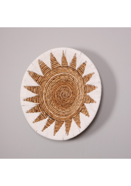 Mylamp Milet 40X9 cm Çap- Doğal Abaka Duvar Tabağı fırsatları