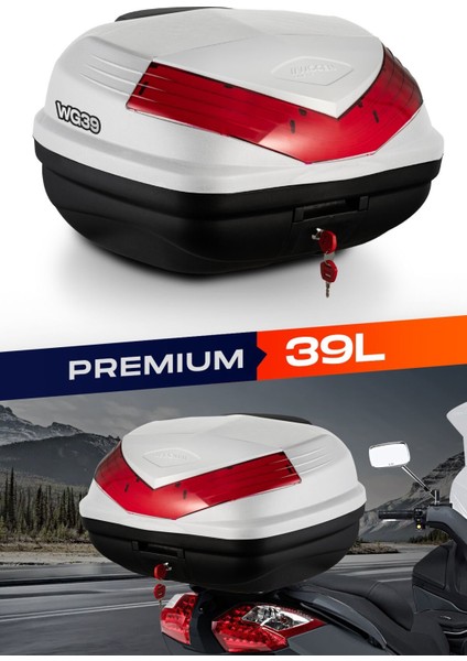 WG39 Arka Çanta 39 Litre Sırt Dayamalı Premium (Beyaz) + Karbon Dizlik Hediyeli fiyatları