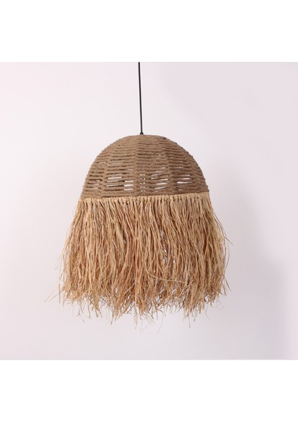 Mylamp Oriental Doğal Rafya ve Jüt Avize 45X55 cm modelleri