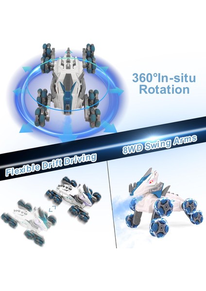 Trıplefıne Dinozor Hareket Algılayan Rc Akrobat Araba modelleri
