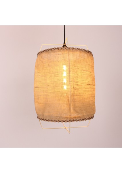Mylamp Cappadocia Doğal Jut Krem Barlı Avize 40X55 cm fiyatları