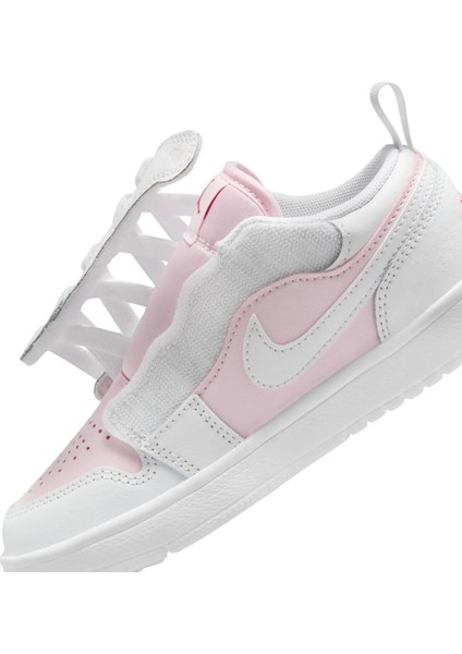 Jordan 1 Low Alt Leather Sneakers Hakiki Deri Bantlı Cırtlı Kız Çocuk Spor Ayakkabı Beyaz Pembe fiyatları