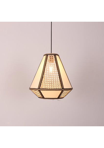 Mylamp Özden 35X37 cm Doğal Hazeran & Kumaş Avize fiyatları