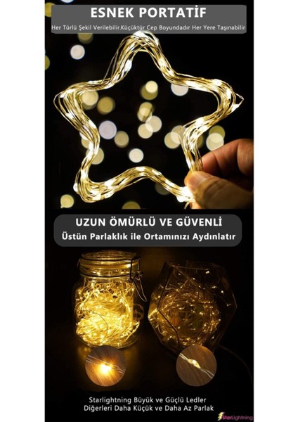 Pembe Peri Led Çok Amaçlı Dekoratif Aydınlatma - 5 Metre