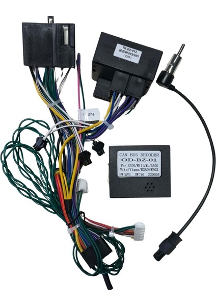 Oto Tablet Çerçeve TAC-124 Benz C Class (W203)/2002-2006 Benz Clk-Class (W209) 2002-2004 9" Siyah modelleri