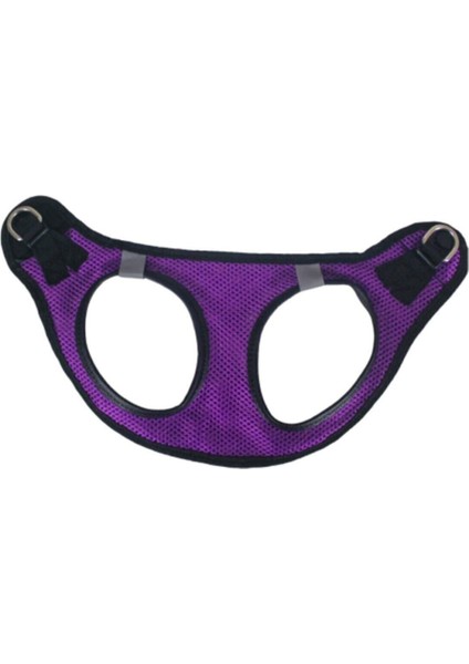 Mor Köpek Tasması S Beden Sevk Kayışlı Terletmeyen Nefes Alan Reflektörlü Paris