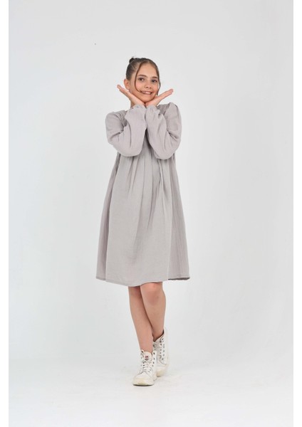 Kız Çocuk Pile Detaylı Elbise fırsatları