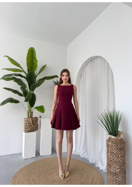 Alfie Pileli Atlas Mini Elbise