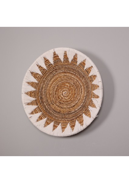 Mylamp Milet 50X11 cm Çap- Doğal Abaka Duvar Tabağı modelleri