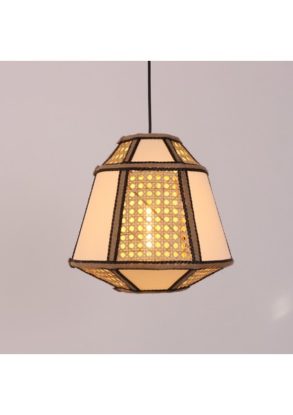 Mylamp Özden 30X30 cm Doğal Hazeran & Kumaş Avize fiyatları