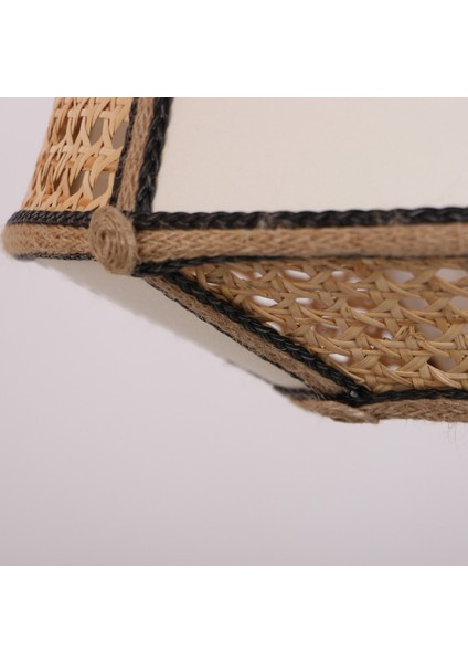 Mylamp Özden 30X30 cm Doğal Hazeran & Kumaş Avize modelleri