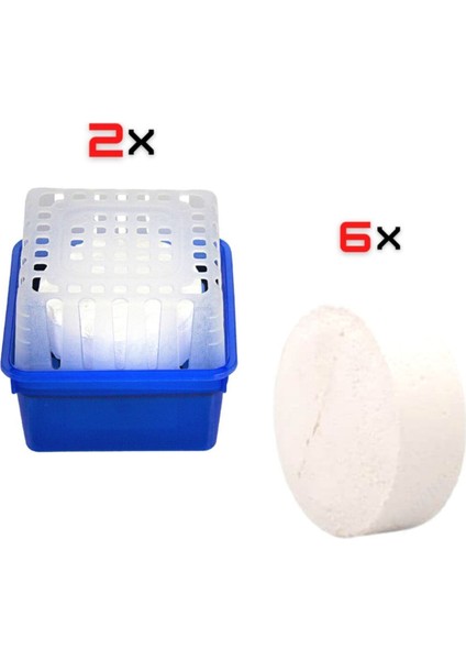 Nem Alıcı Rutubet Giderici Önleyici 2 Adet 450 gr + 6 Adet Yedek