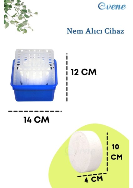 Nem Alıcı Rutubet Giderici Önleyici 2 Adet 450 gr + 6 Adet Yedek