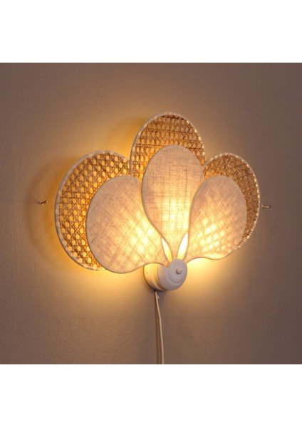 Mylamp Yeni Papatya Doğal Hazeran & Keten Kumaş Aplik fırsatları