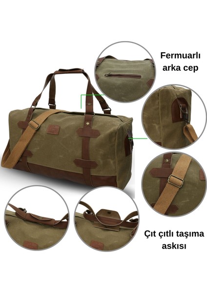 7104 Camel Deve Tüyü Seyahat, Spor Suya Dayanıklı Kanvas Çantası, Hafta Sonu Çantası El Çantası fırsatları