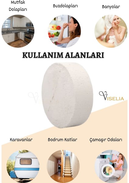 Nem Alıcı 10 Adet 450 gr Yedek Tablet Rutubet Giderici Önleyici Emici Küf Engelleyici