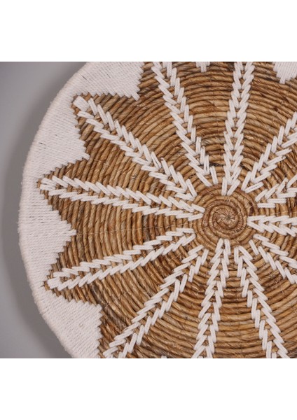 Mylamp Girit 50X11 cm Çap- Doğal Abaka Duvar Tabağı fiyatları