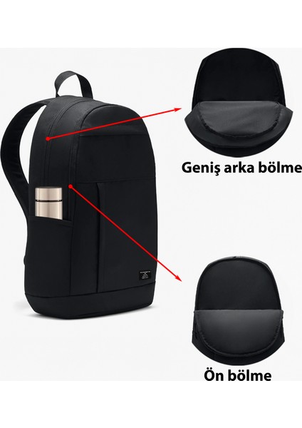 4 Bölmeli Kalemlikli Siyah Su Itici Kumaş Özellikli Günlük Okul Sırt Çantası indirimleri