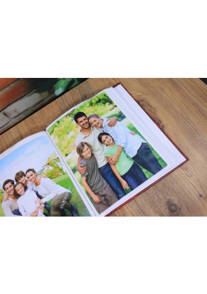 15x21 cm 100’lük Ciltbezli Deluxe Fotoğraf Albümü Bordo modelleri