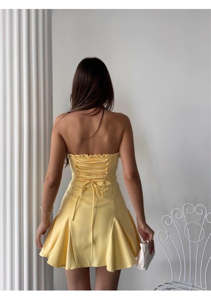 Aide Fiyonk Detay Mini Elbise modelleri