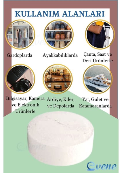 Nem Alıcı 5 Adet 450 gr Yedek Tablet Rutubet Giderici Önleyici Emici Küf Engelleyici indirimleri