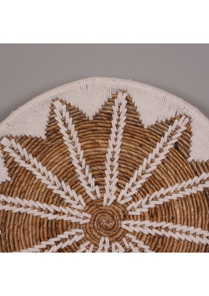 Mylamp Girit 50X11 cm Çap- Doğal Abaka Duvar Tabağı modelleri