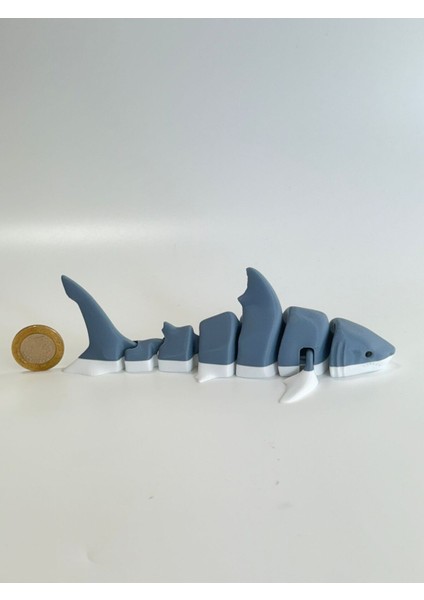 Köpek Balığı Figür – Hareketli Eklemli Büyük Beyaz 18CM fiyatları