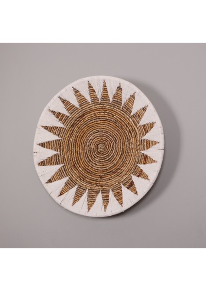 Mylamp Milet 60X13 cm Çap- Doğal Abaka Duvar Tabağı modelleri
