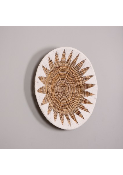 Mylamp Milet 60X13 cm Çap- Doğal Abaka Duvar Tabağı fırsatları