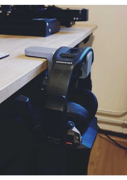 Gümüş Gri Asılabilir Kulaklık Standı fiyatları