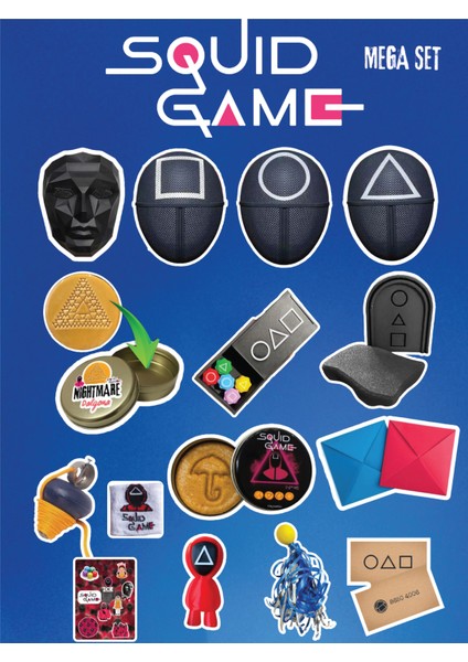 Squid Game Mega Set - Squid Game Tüm Oyunlar - Squid Game Oyun Seti