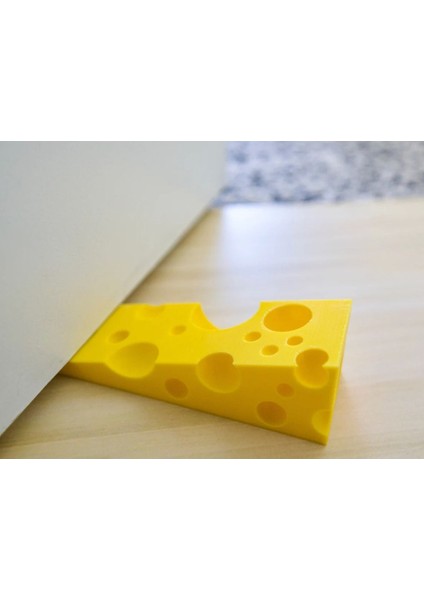 Sevimli Peynir Kapı Stoplayıcı Kapı Tutucu Kapı Altı Takozu Kapı Durdurucu (3) Adet