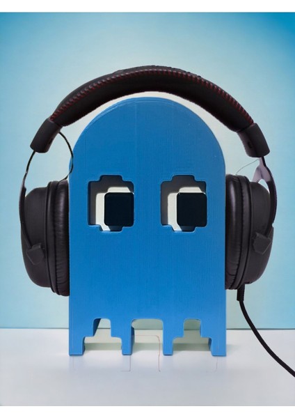 Pacman Dekoratif Masaüstü Kulaklık Standı - Kulaklık Tutacağı