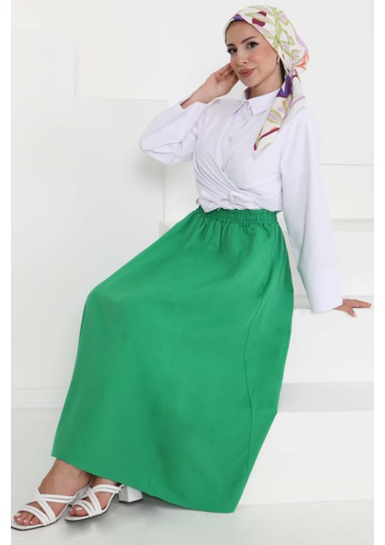 Cepli Keten Etek Yesil - 27294
