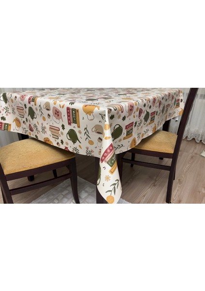 astarlı Elyaf Tabanlı Silinebilir Hijyenik Muşamba Pvc Masa Örtüsü 1232-1 modelleri