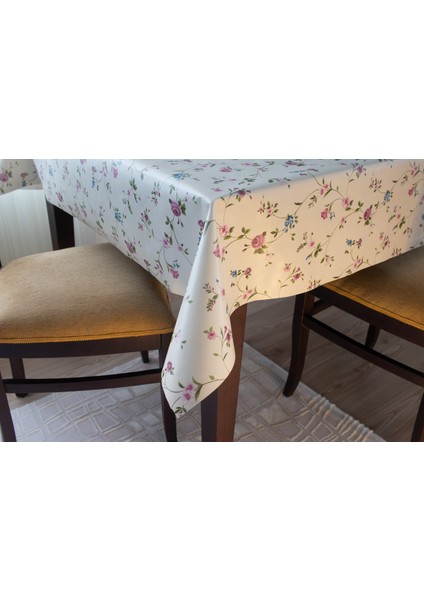 astarlı Elyaf Tabanlı Silinebilir Hijyenik Çiçekli Muşamba Pvc Masa Örtüsü 672-3 modelleri