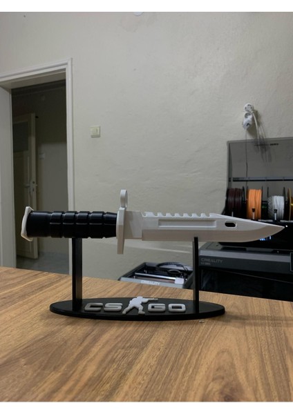 Cs:go M9 Bayonet 3D Baskı Dekoratif Bıçak Maketi + Stand fiyatları