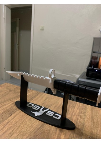 Cs:go M9 Bayonet 3D Baskı Dekoratif Bıçak Maketi + Stand indirimleri