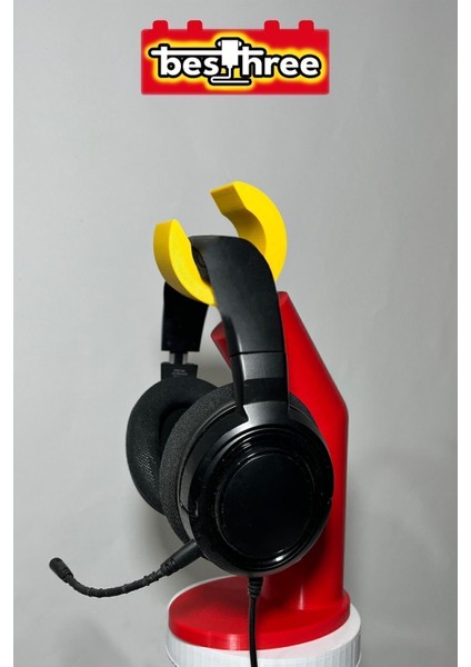 Kolu Kulaklık Standı (Kulaklık Tutacağı/askısı)