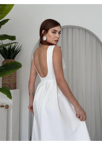 Bea Midi Atlas Uzun Elbise fiyatları