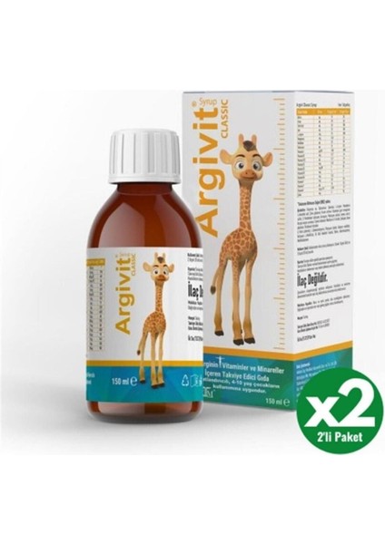 Classic Multivitamin Şurup 2'li Paket