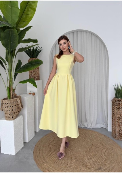 Bea Midi Atlas Uzun Elbise fiyatları