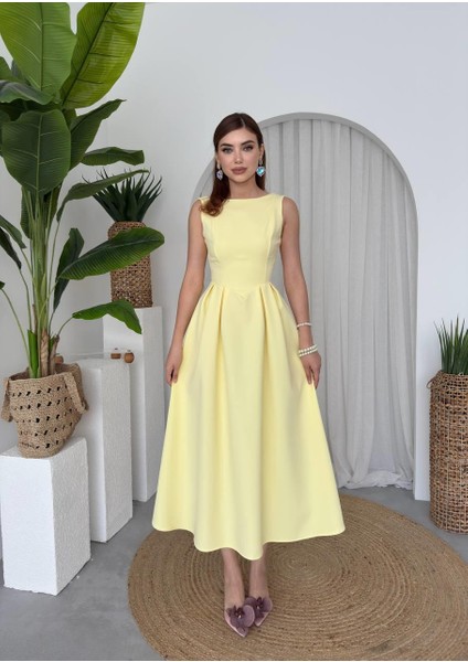 Bea Midi Atlas Uzun Elbise fırsatları