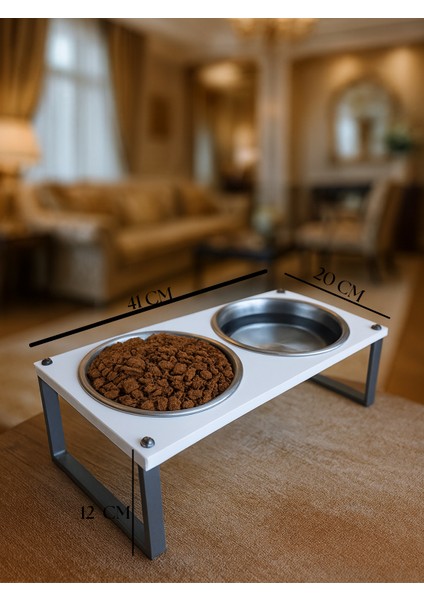 Kedi ve Köpekler Için Mama ve Su Standı - Yüzde 10 Eğimli, Yüksek Kalite ve Sağlıklı Tasarım fiyatları