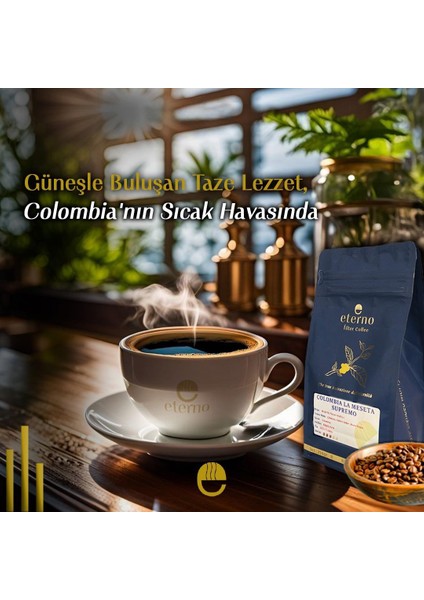 & Ezel Kahve İkilisi – Colombia Supremo Öğütülmüş 250 gr + 100 gr Öğütülmüş Türk Kahvesi indirimleri
