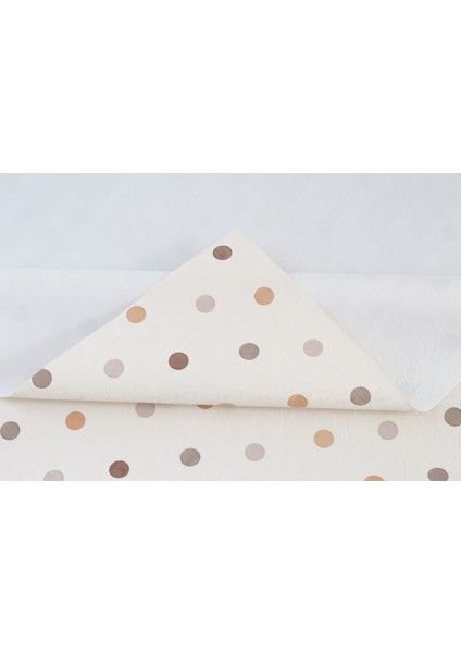 astarlı Elyaf Tabanlı Silinebilir Hijyenik Puantiyeli Muşamba Pvc Masa Örtüsü 1035-1 fırsatları