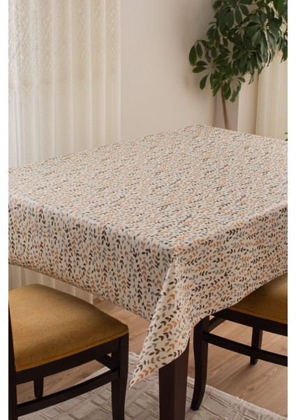 astarlı Elyaf Tabanlı Silinebilir Hijyenik Muşamba Pvc Masa Örtüsü 1184-3