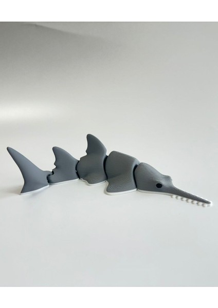 Testere Dişli Köpekbalığı Figürü - Hareketli Eklemli - 16CM fiyatları
