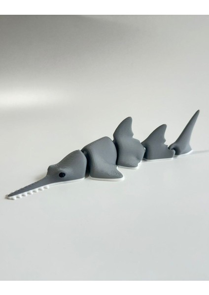 Testere Dişli Köpekbalığı Figürü - Hareketli Eklemli - 16CM indirimleri