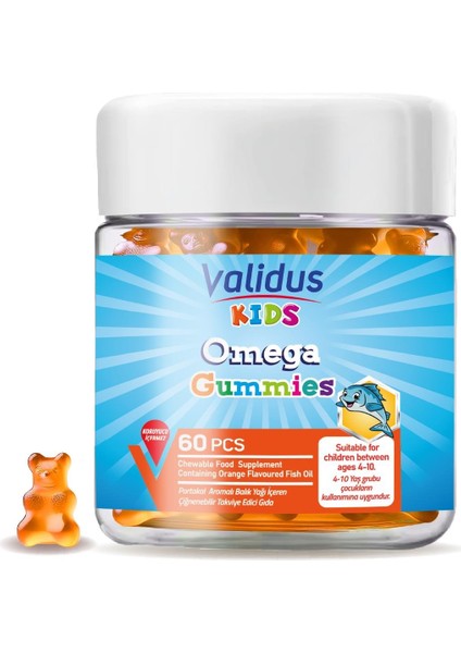 Kids Omega 3 - Epa 24 - Dha 120 60 Gummies